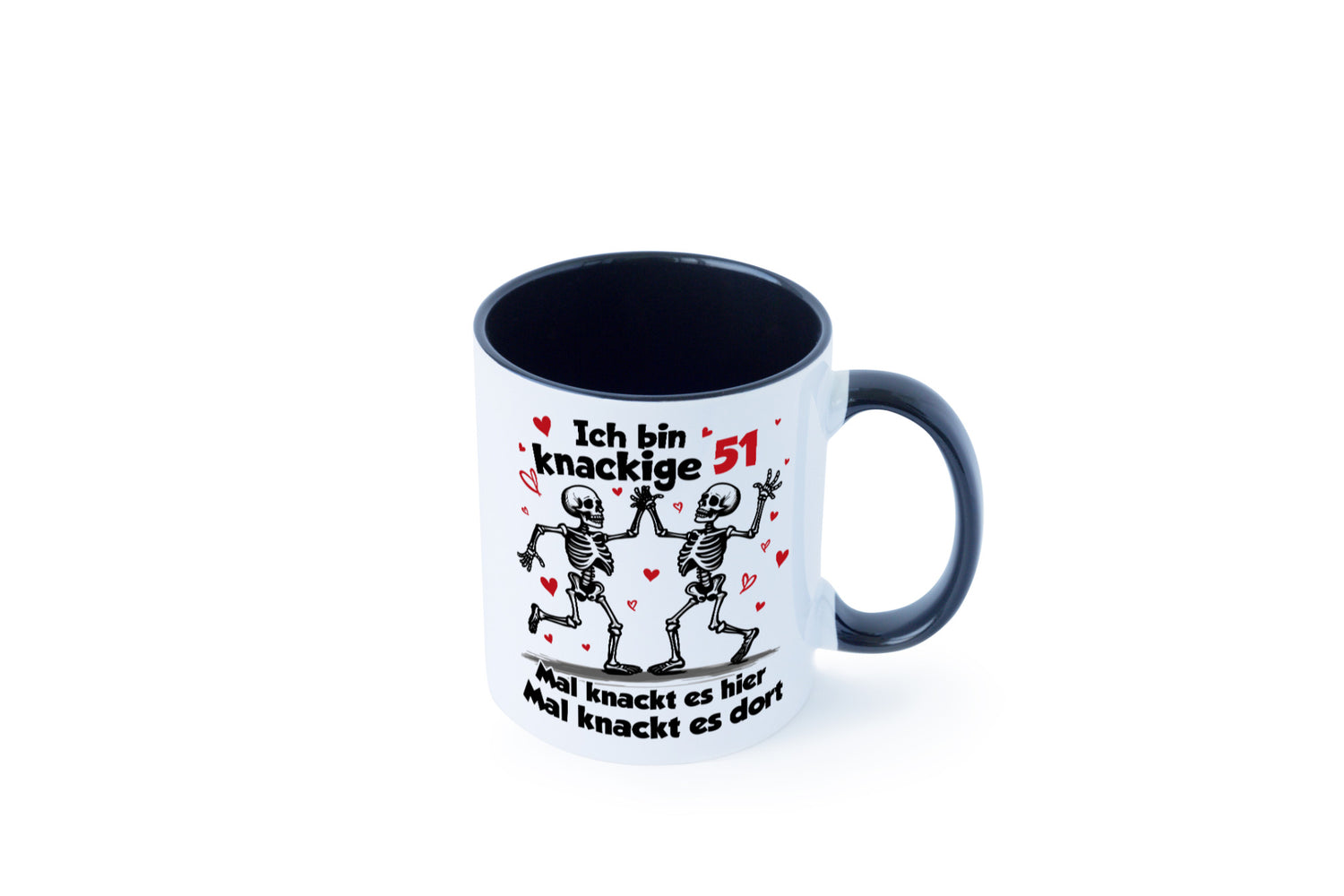 51. Geburtstag | Knackige 51 Ich bin alt v2 Humor Geschenkidee Tasse