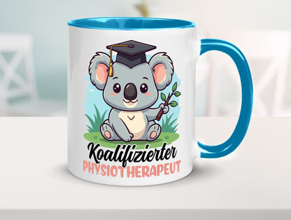 Koalifizierter Physiotherapeut Geschenk Humor Geschenkidee lustiger Spruch Tasse