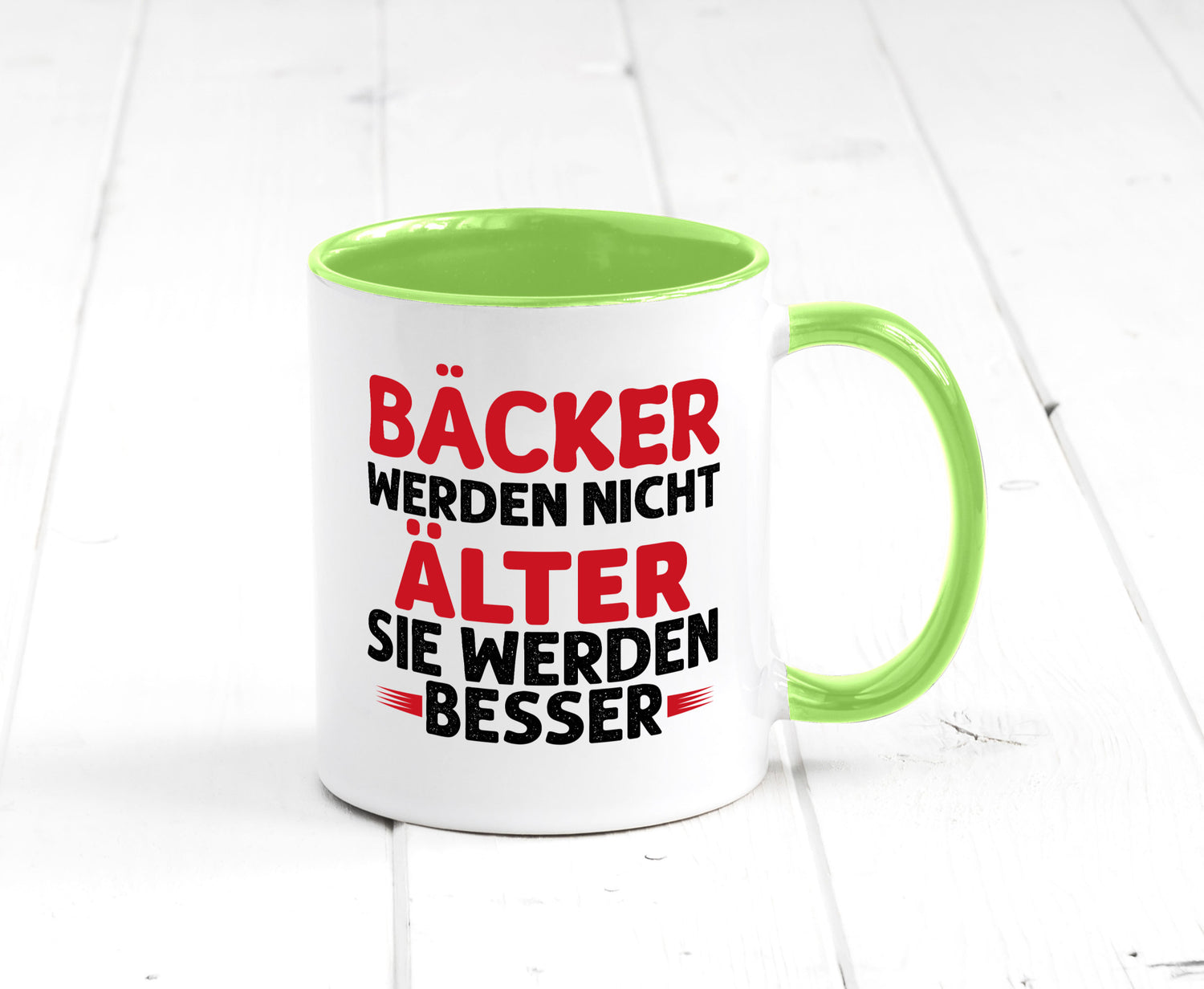 Bäcker werden nicht älter Sie besser lustig Humor Geschenkidee Geschenk Tasse