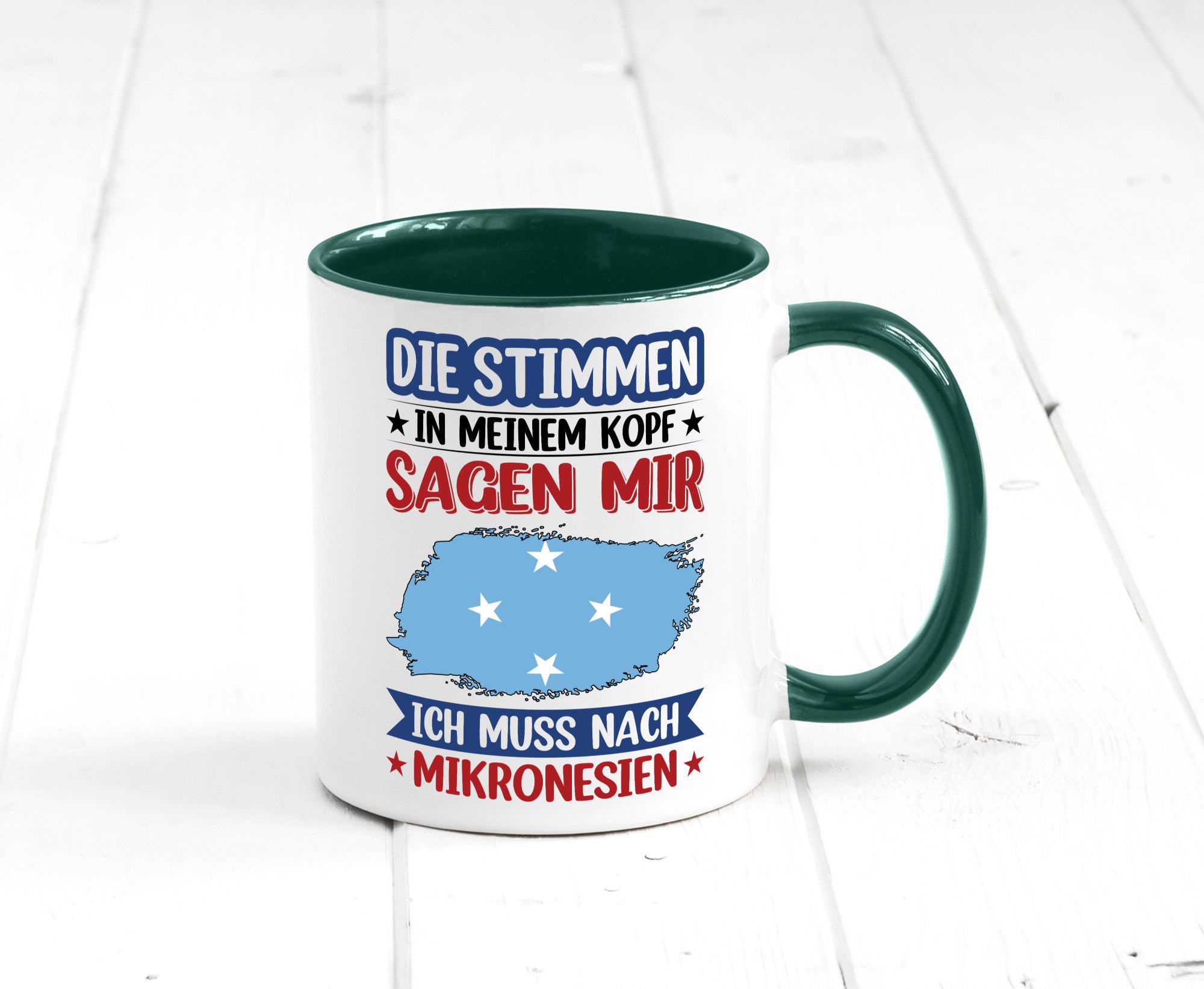 Mikronesien | Urlaub Stimmen in meinem Kopf Traumland Geschenk Humor