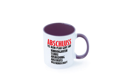 Abschluss Bachelor Geschenkidee Humor Tasse