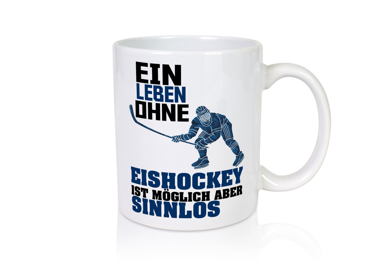 Eishockey | Eishockeyspieler Tasse Eishockeyfan lustiger Spruch Geschenk Humor