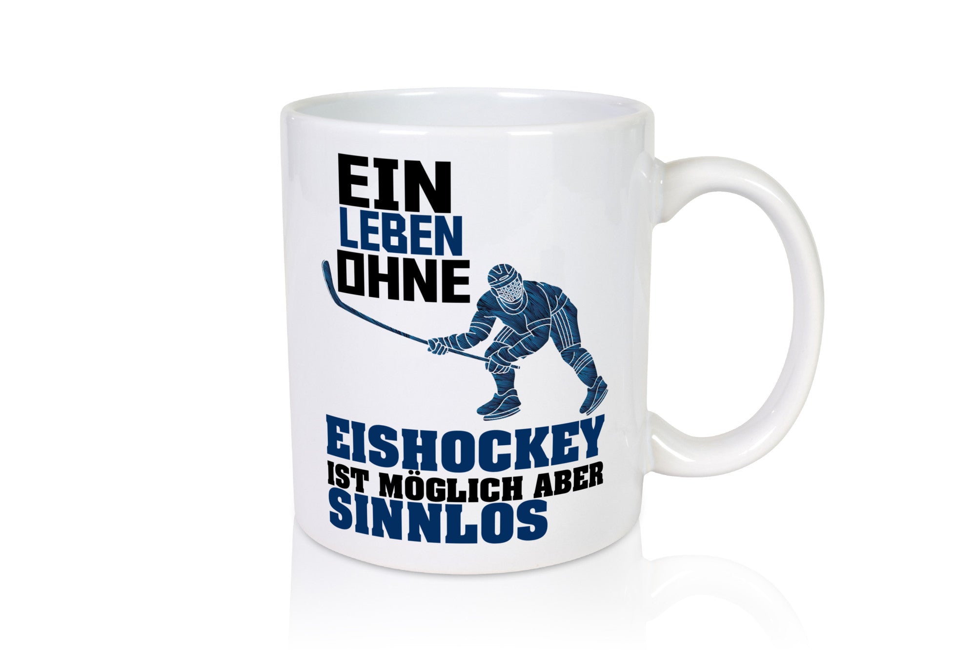 Eishockey | Eishockeyspieler Tasse Eishockeyfan lustiger Spruch Geschenk Humor
