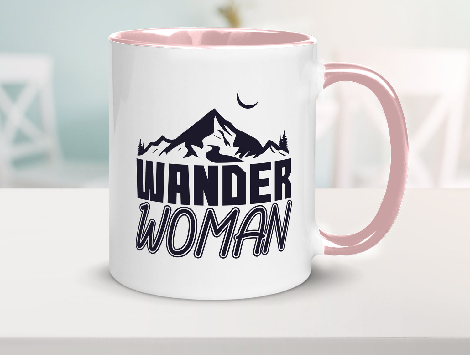 Wander Woman | Frauen Tasse Wanderer Bergsteigen lustig Familie Geschenkidee