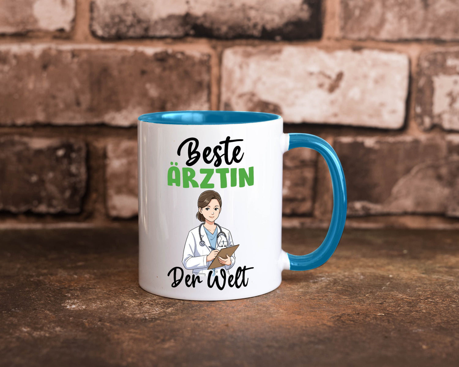 Beste Ärztin | Medizin Doktorin Fachärztin v2 Humor Geschenkidee Tasse