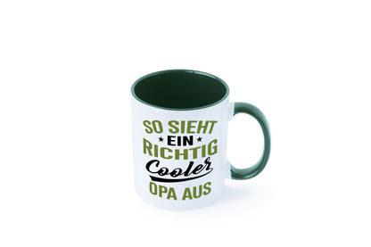 So sieht ein richtig Cooler Opa aus | Großvater Geschenkidee Familie Humor Tasse