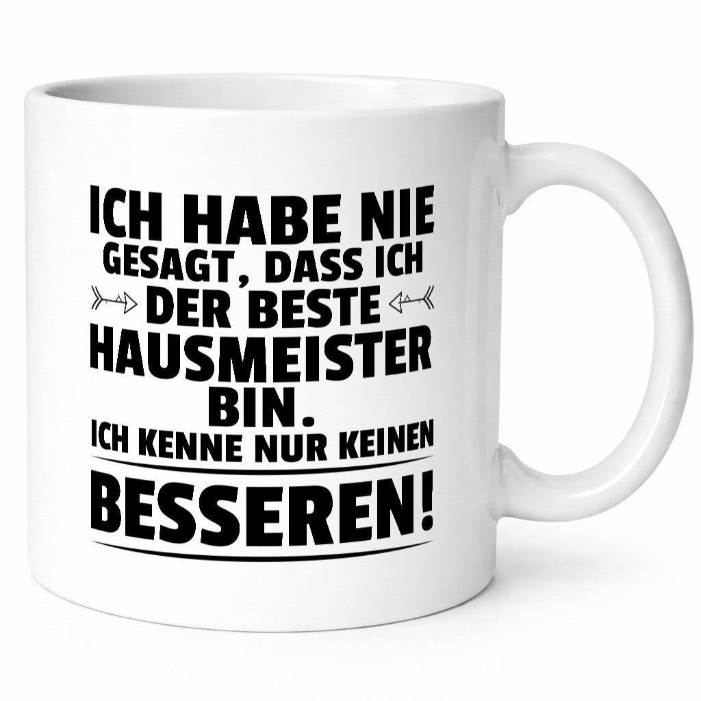 Der Beste Hausmeister | Hauswart Geschenkidee Humor Tasse
