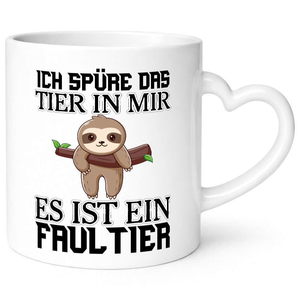 Ich spüre das Tier Humor Tierliebhaber Geschenkidee Tasse