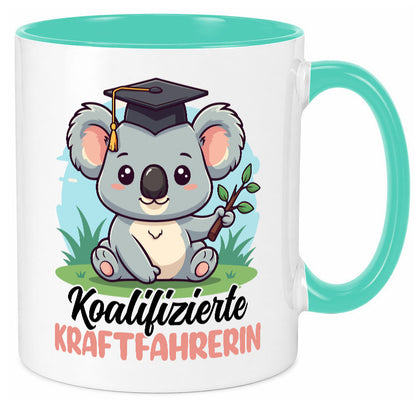 Koalifizierte Kraftfahrerin | Lastwagen LKW Humor Geschenkidee Tasse