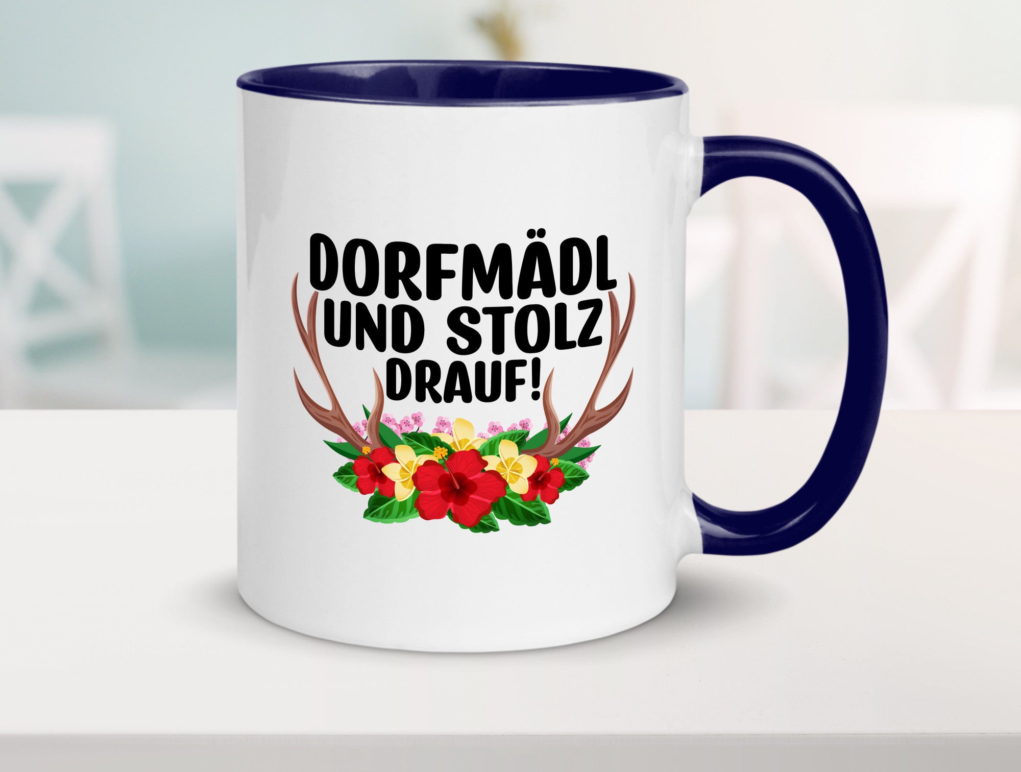 Dorfmädel und stolz drauf | Dorfkind Dorf v2 Geschenkidee Humor Tasse