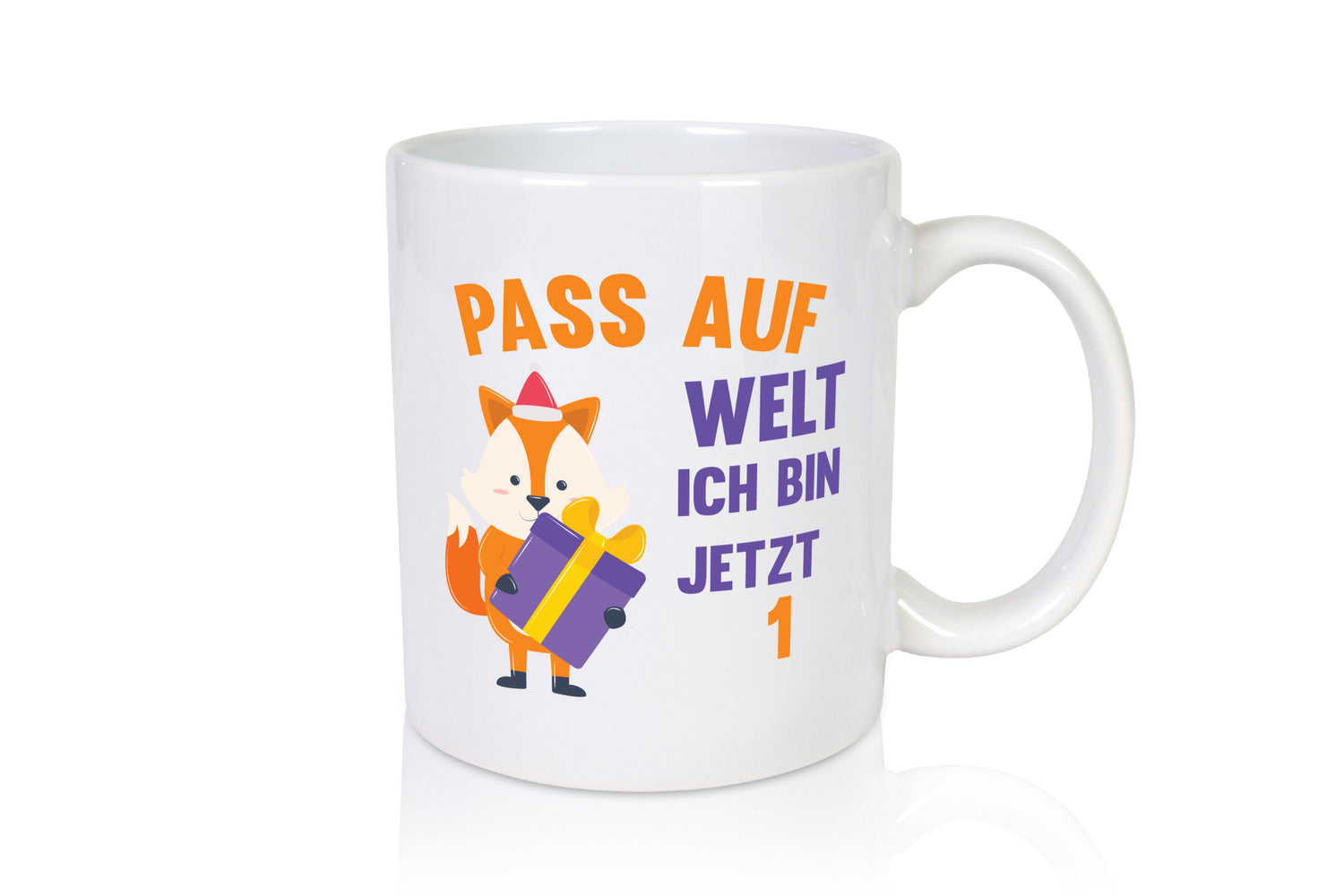Pass auf Welt ich bin jetzt 1 | Baby Geburtstag lustiger Spruch Geschenk