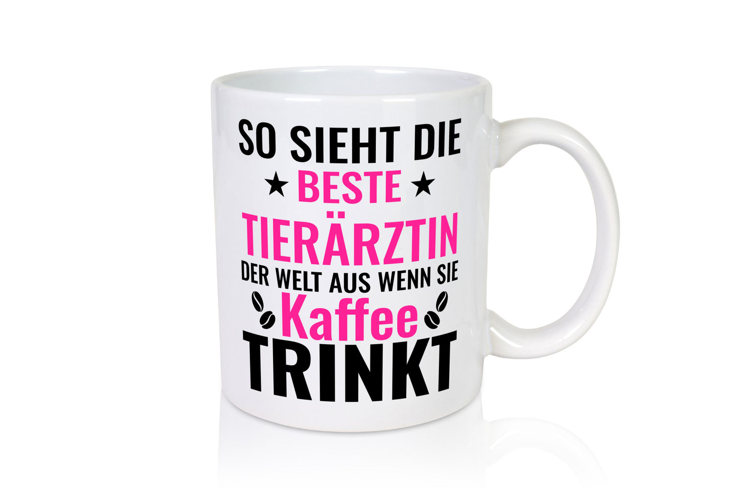 Kaffee trinkt: Tierärztin | Mediziner Tiermedizin lustig Tierliebhaber Humor