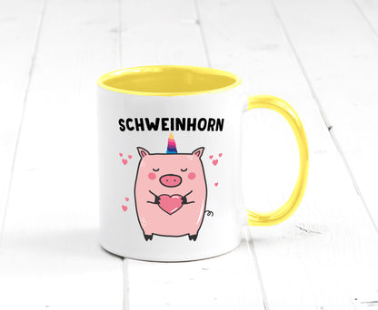 Schweinhorn lustig Humor Geschenkidee Geschenk Tasse