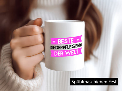 Beste Kinderpflegerin | Kinder Pflegeberuf Geschenkidee Arbeit Kollegen Büro