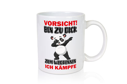 Ich bin ein Kämpfer Geschenk Humor Geschenkidee lustiger Spruch Tasse