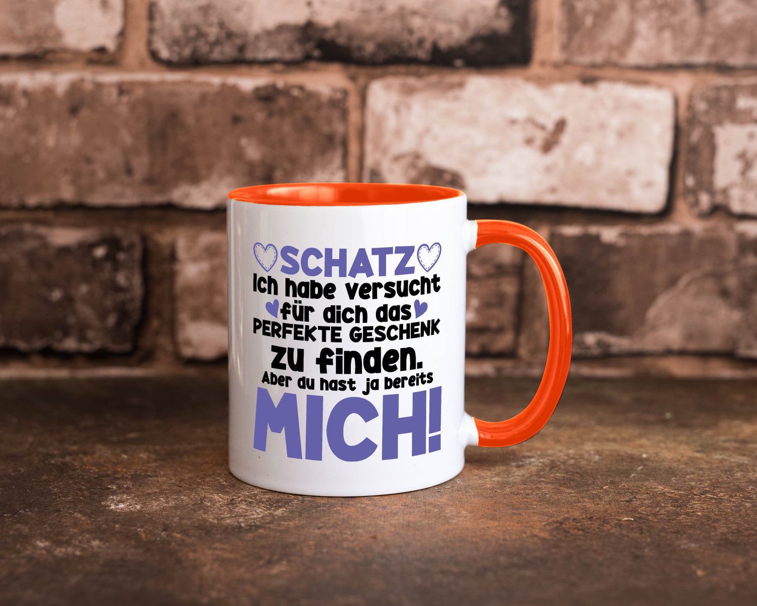 Schatz | Liebe Valentinstag Freund Freundin Herz Geschenkidee Humor Tasse