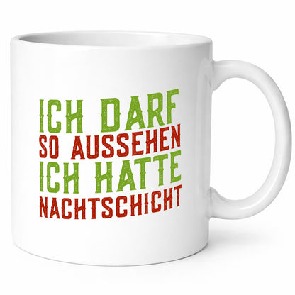 Ich darf so aussehen | Arzt Nachtschicht Klinik Geschenk Humor Geschenkidee