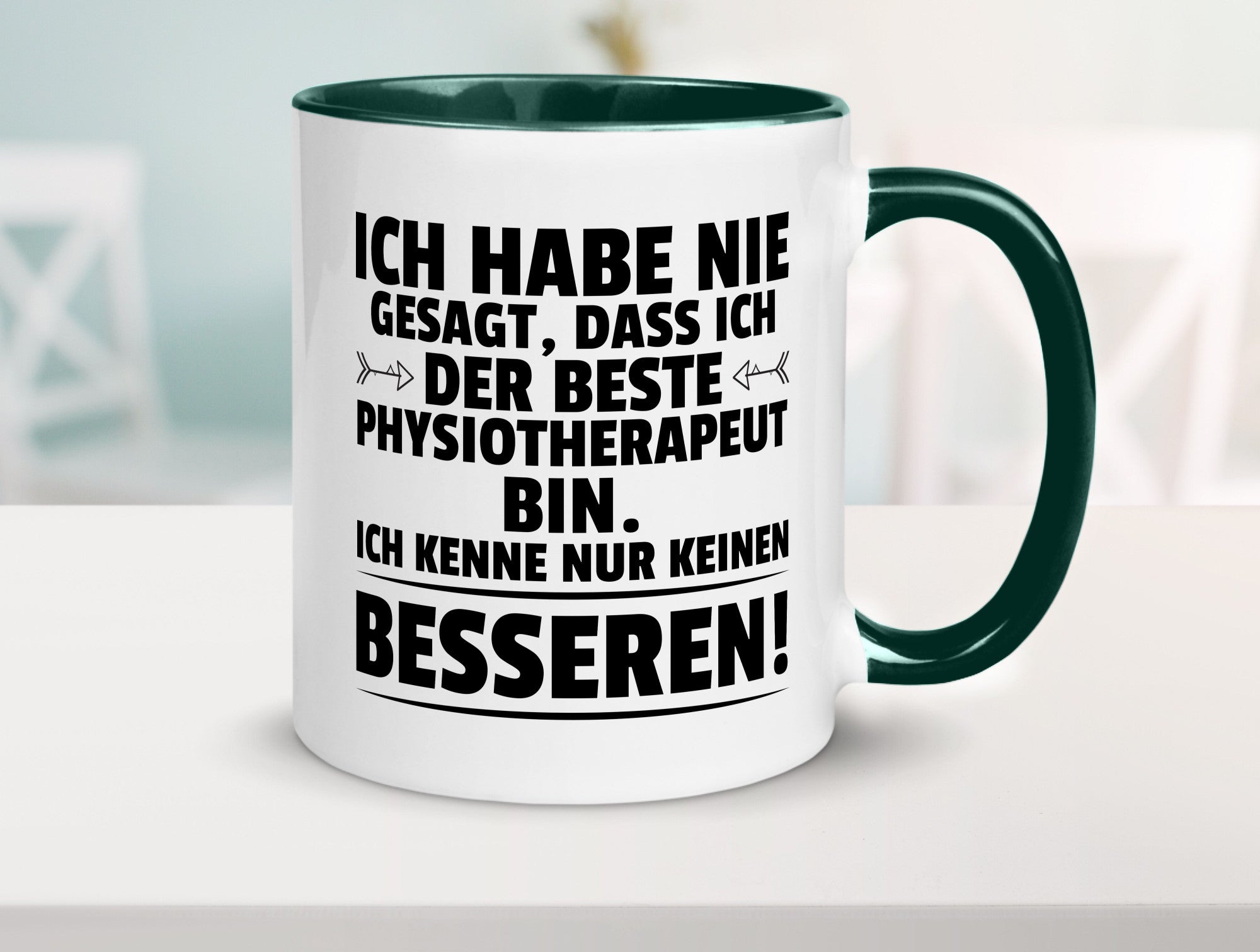 Der Beste Physiotherapeut lustiger Spruch Geschenk Humor Geschenkidee Tasse