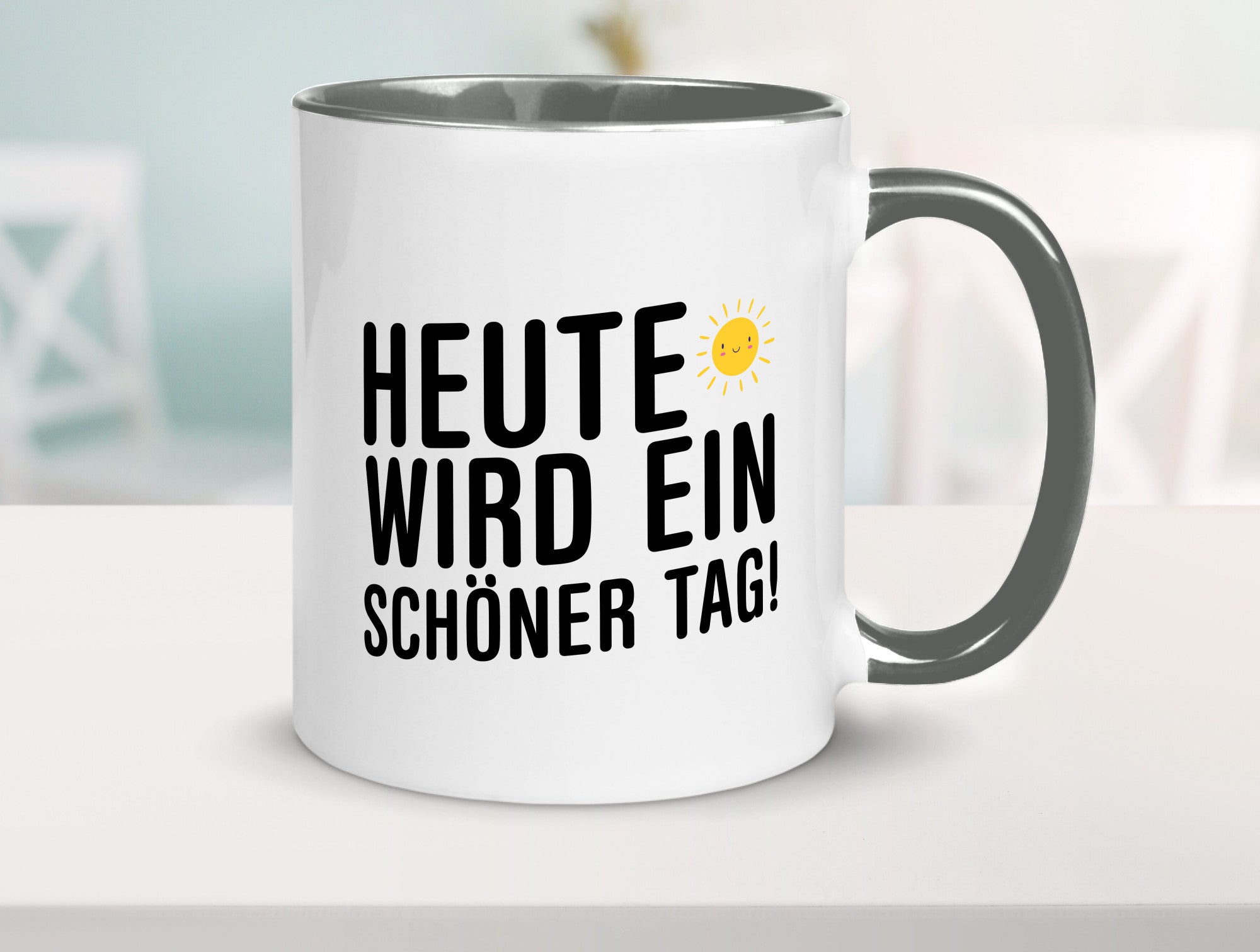 Heute wird ein schöner Tag | Motivation Positive Gedanken lustig Humor