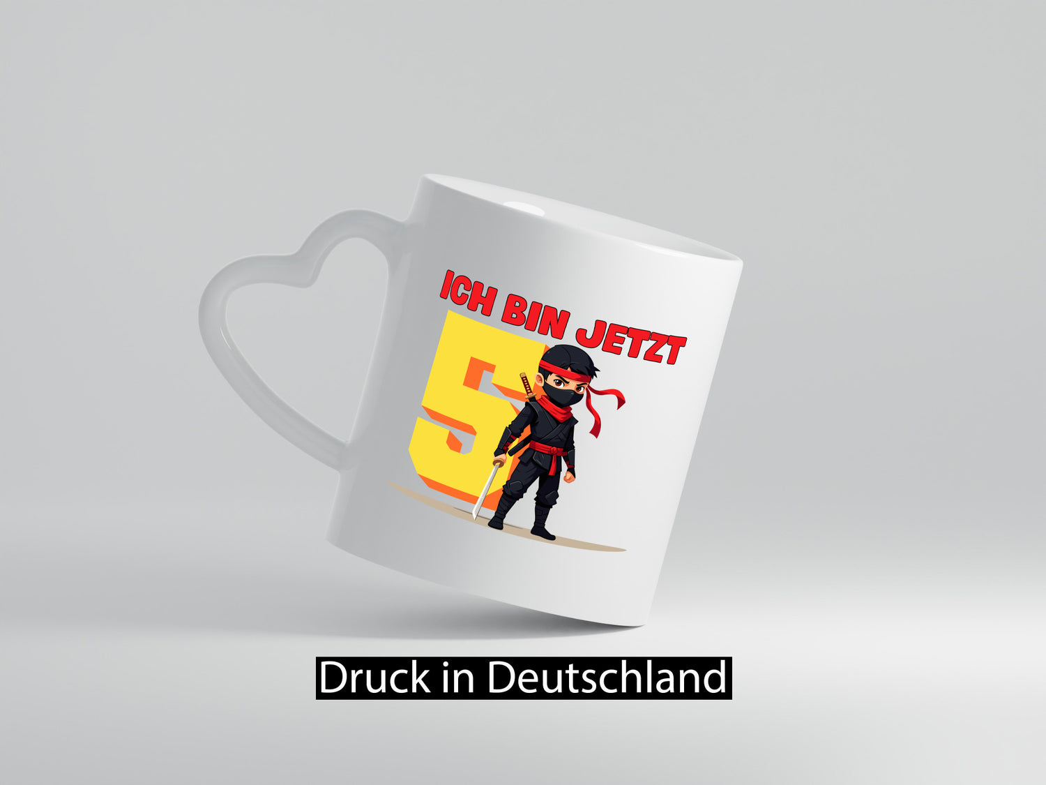 5. Geburtstag | 5 Jahre Ninja Kinder Geschenkidee Humor Tasse