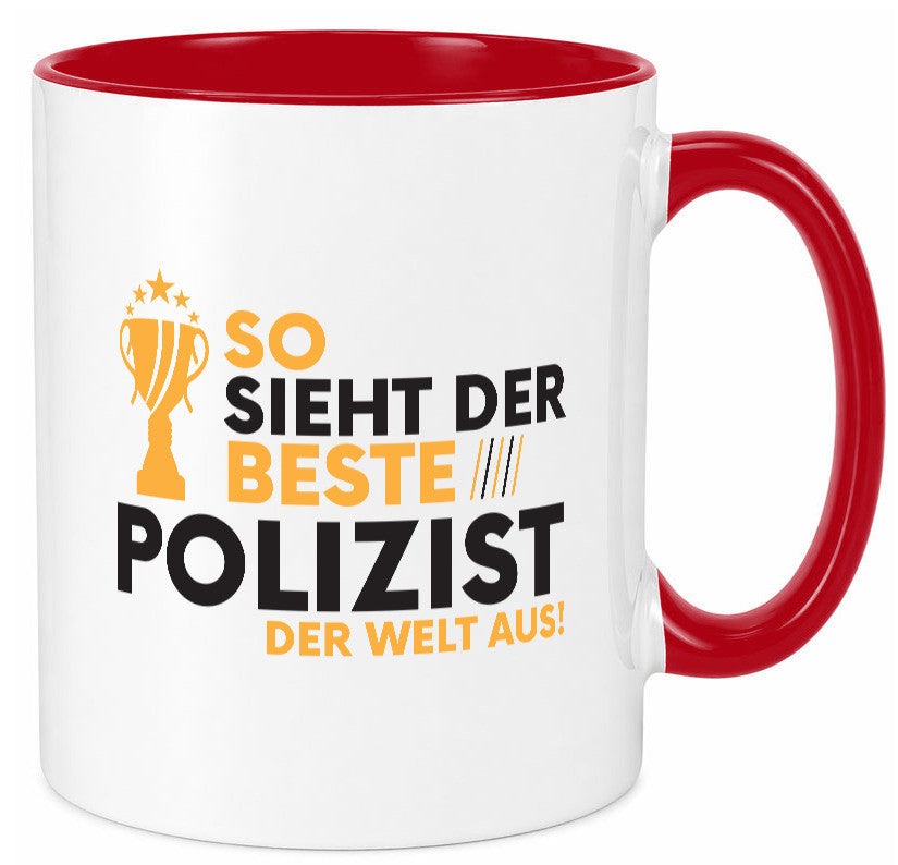 Der Weltbeste Polizist | Polizei Geschenkidee Humor Tasse