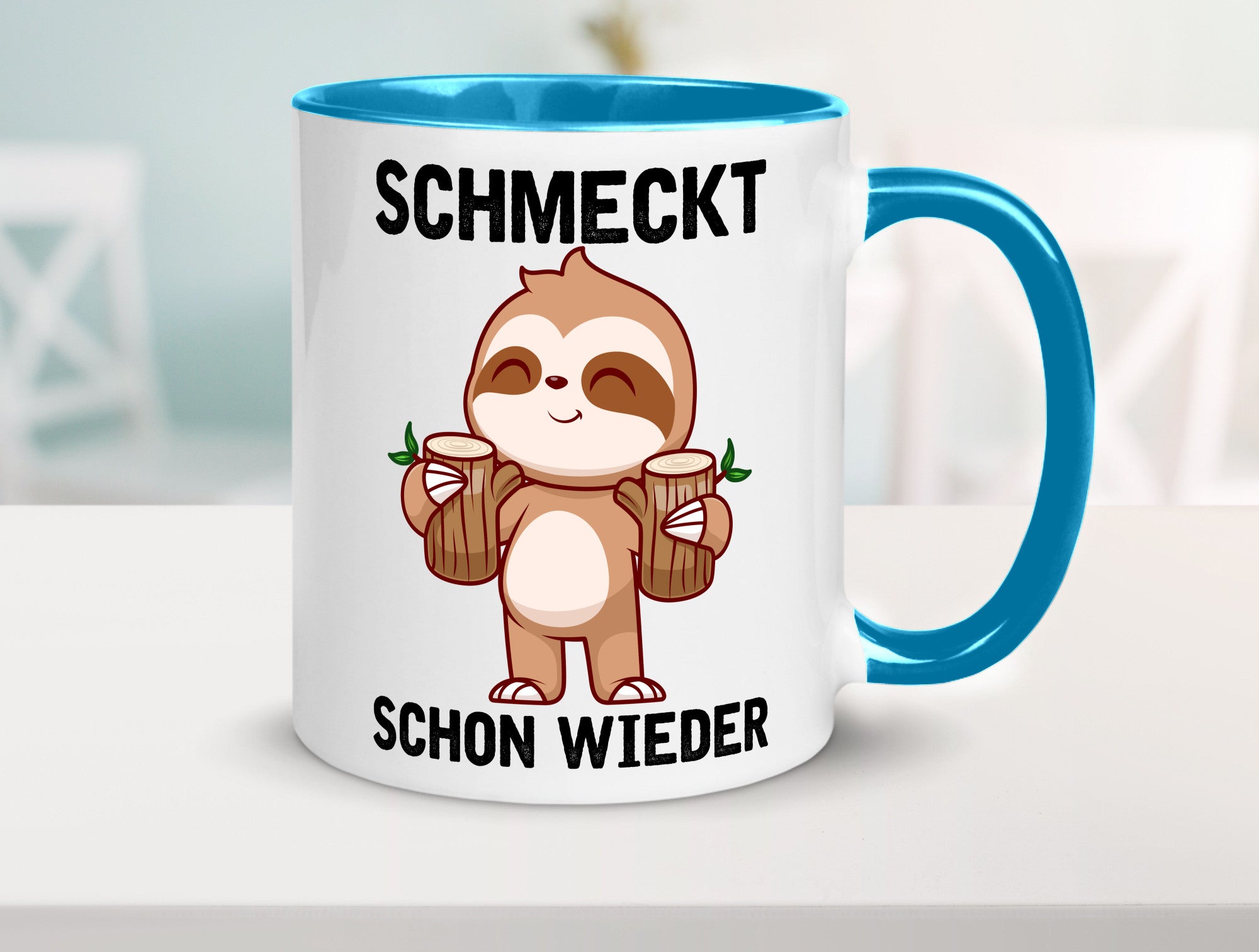 Schmeckt schon wieder | Frankfurt Hessen v2 Geschenkidee Humor Tasse