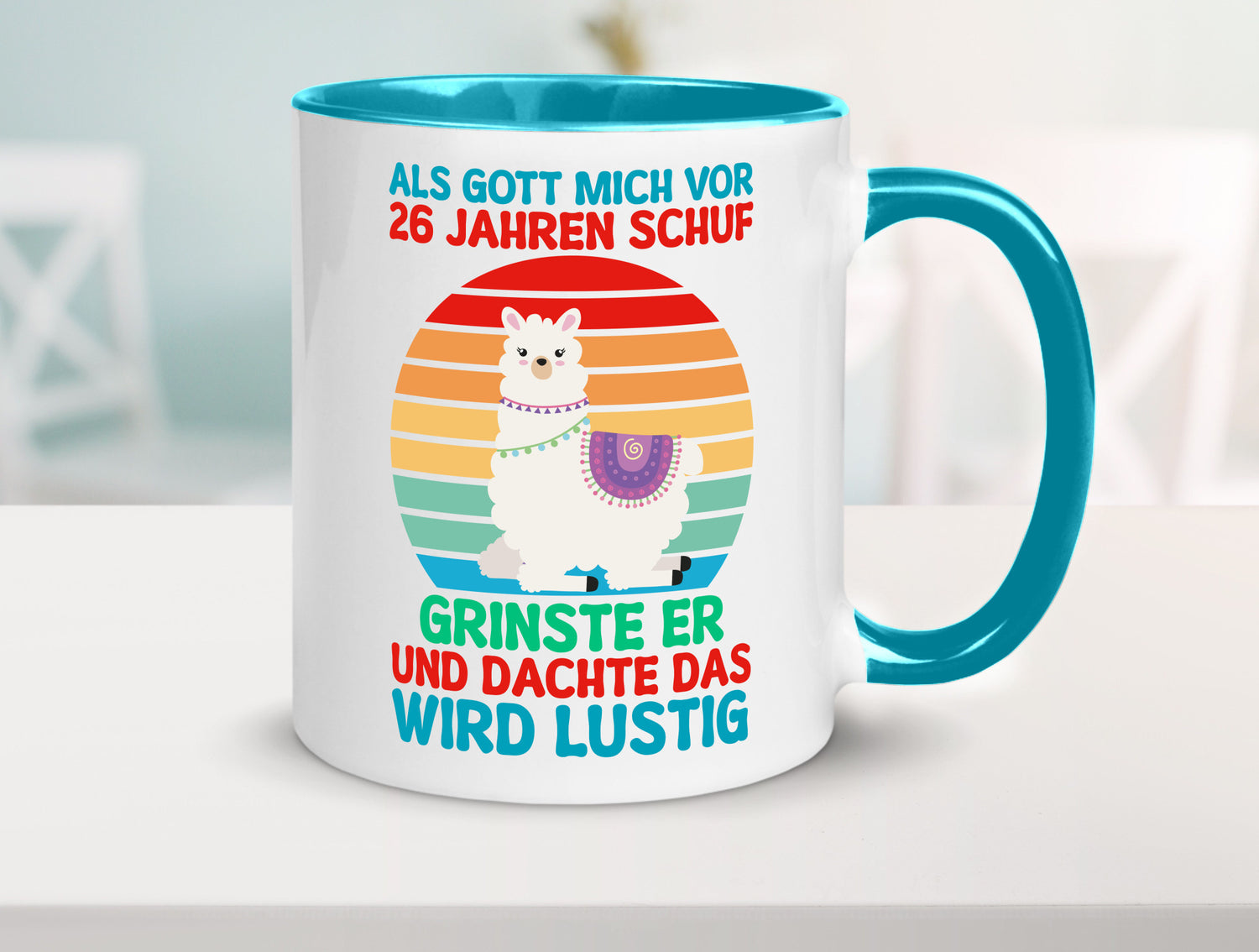 26. Geburtstag | 26 Jahre Gut Schuf mich Lama v2 lustiger Spruch Geschenk