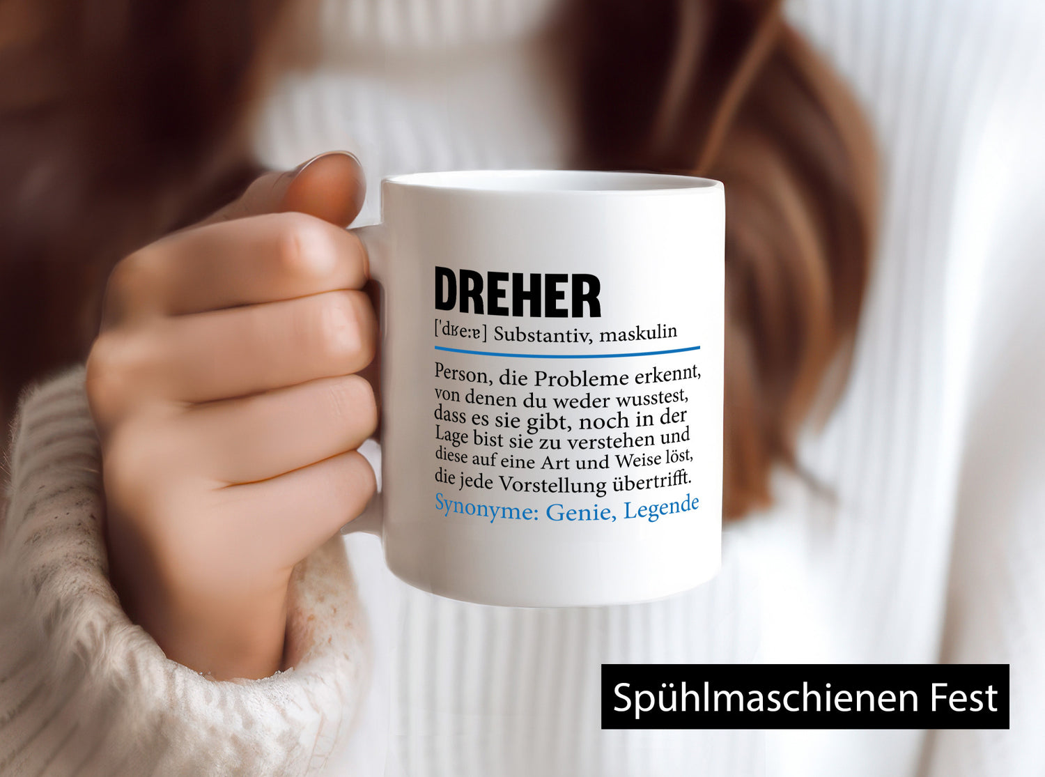 Dreher Humor | Fräser Zerspannungsmechaniker Geschenkidee Tasse