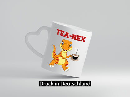 Tea-Rex Kinder lustig Humor Geschenkidee Geschenk Tasse