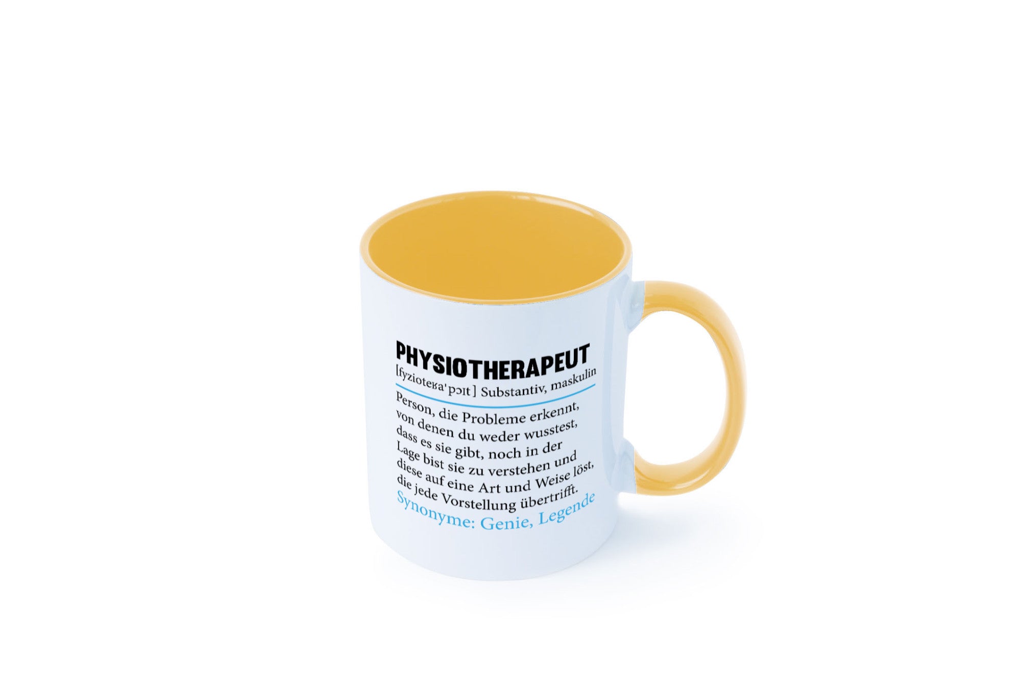 Physiotherapeut | Beruf Spruch Text lustig v2 Humor Arbeit Kollegen Büro