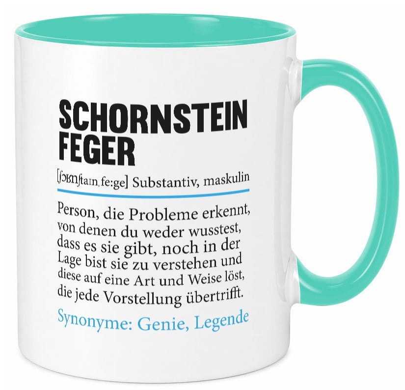 Schornsteinfeger | Kaminkehrer Handwerk Beruf Geschenk Arbeit Kollegen Büro Tasse