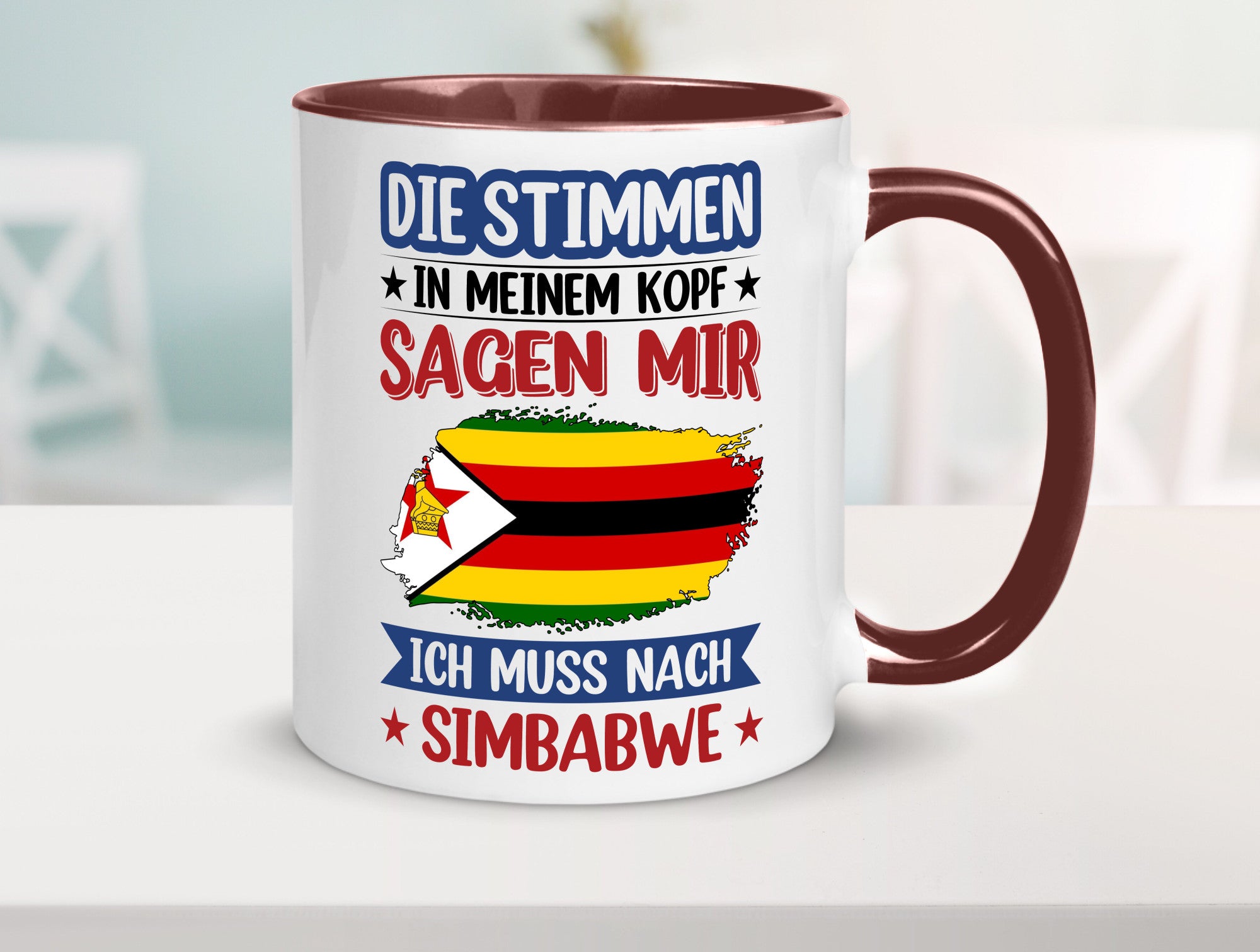 Simbabwe | Urlaub Stimmen in meinem Kopf Traumland v2 Geschenk Humor