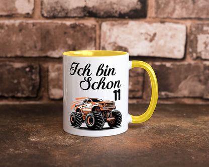 11. Geburtstag | Monster truck 11 Jahre lustiger Spruch Geschenk Geschenkidee
