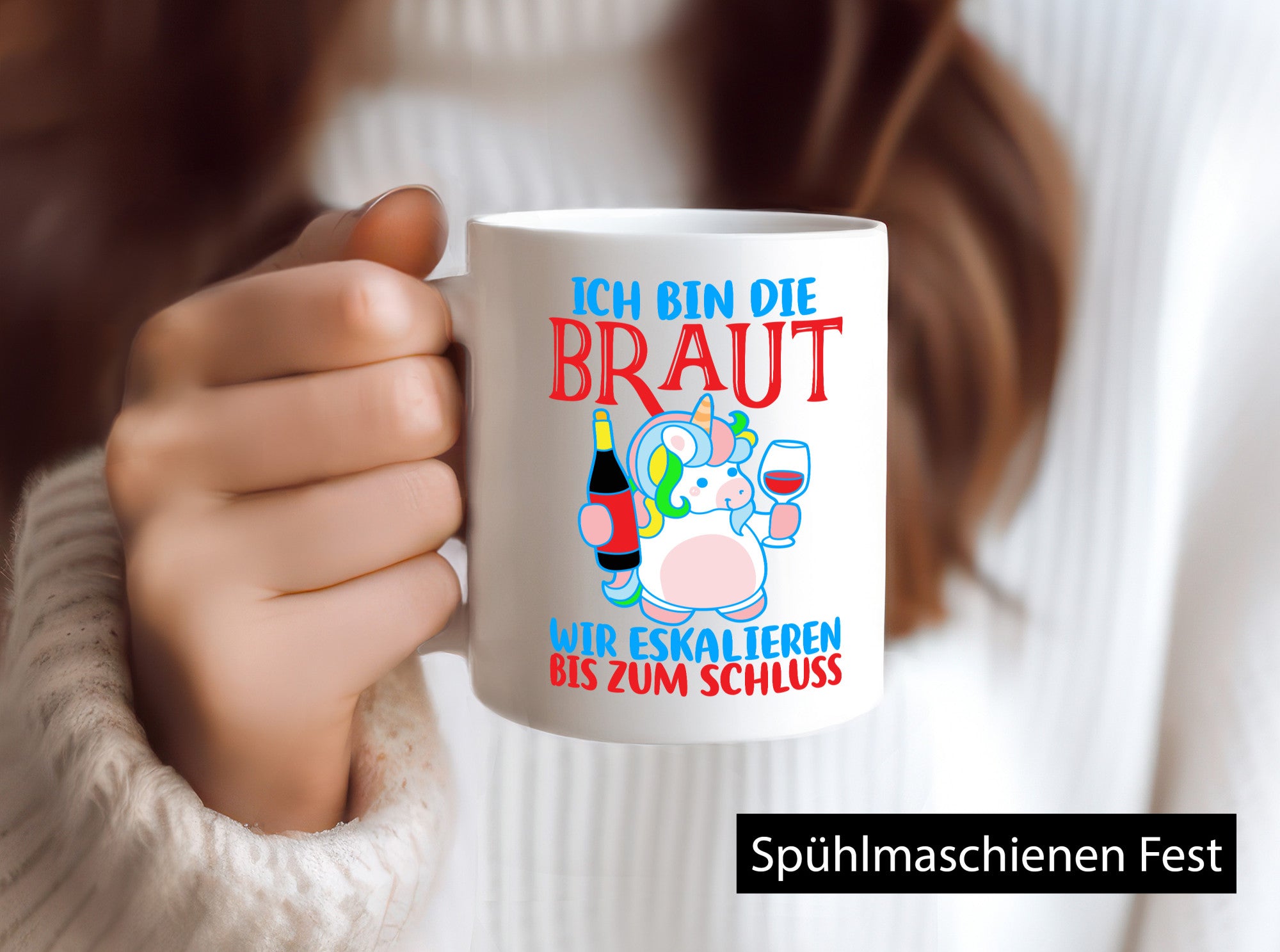 Junggesellinnenabschied | JGA Braut Einhorn Eskalation v2 lustig Humor