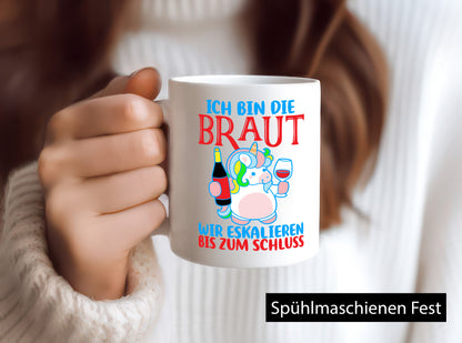 Junggesellinnenabschied | JGA Braut Einhorn Eskalation v2 lustig Humor