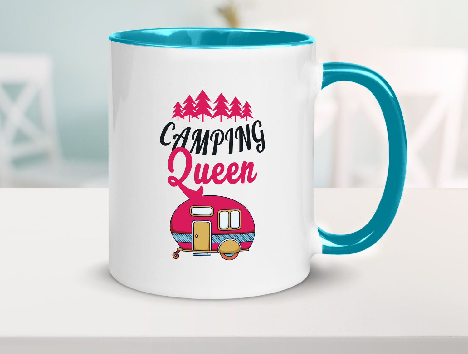 Camping Queen | Natur Lagerfeuer Geschenk Humor Geschenkidee lustiger Spruch