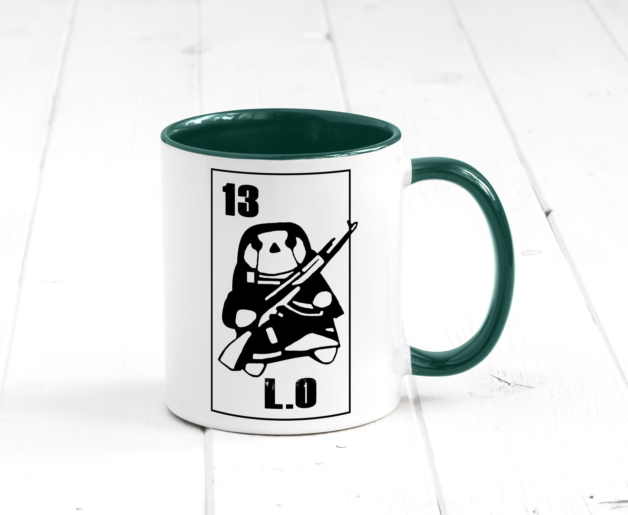 13 L.O lustiger Spruch Geschenk Humor Geschenkidee Tasse