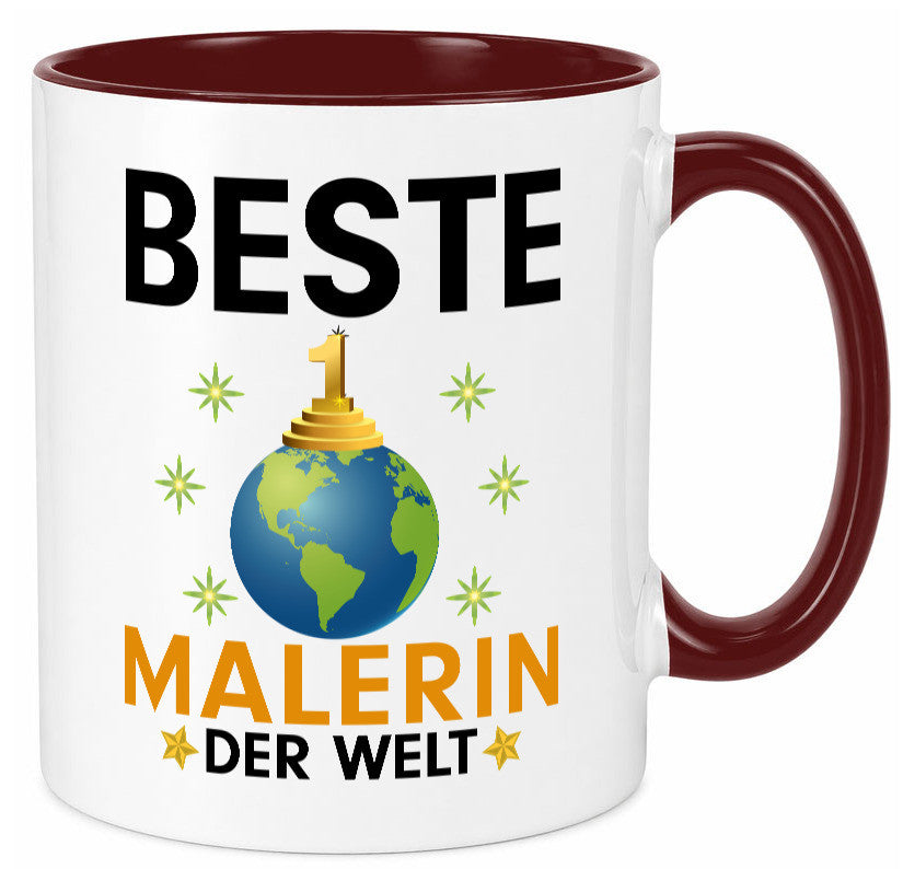 Welt Bester Malerin | Malerinnen Geschenk Humor Geschenkidee lustiger Spruch