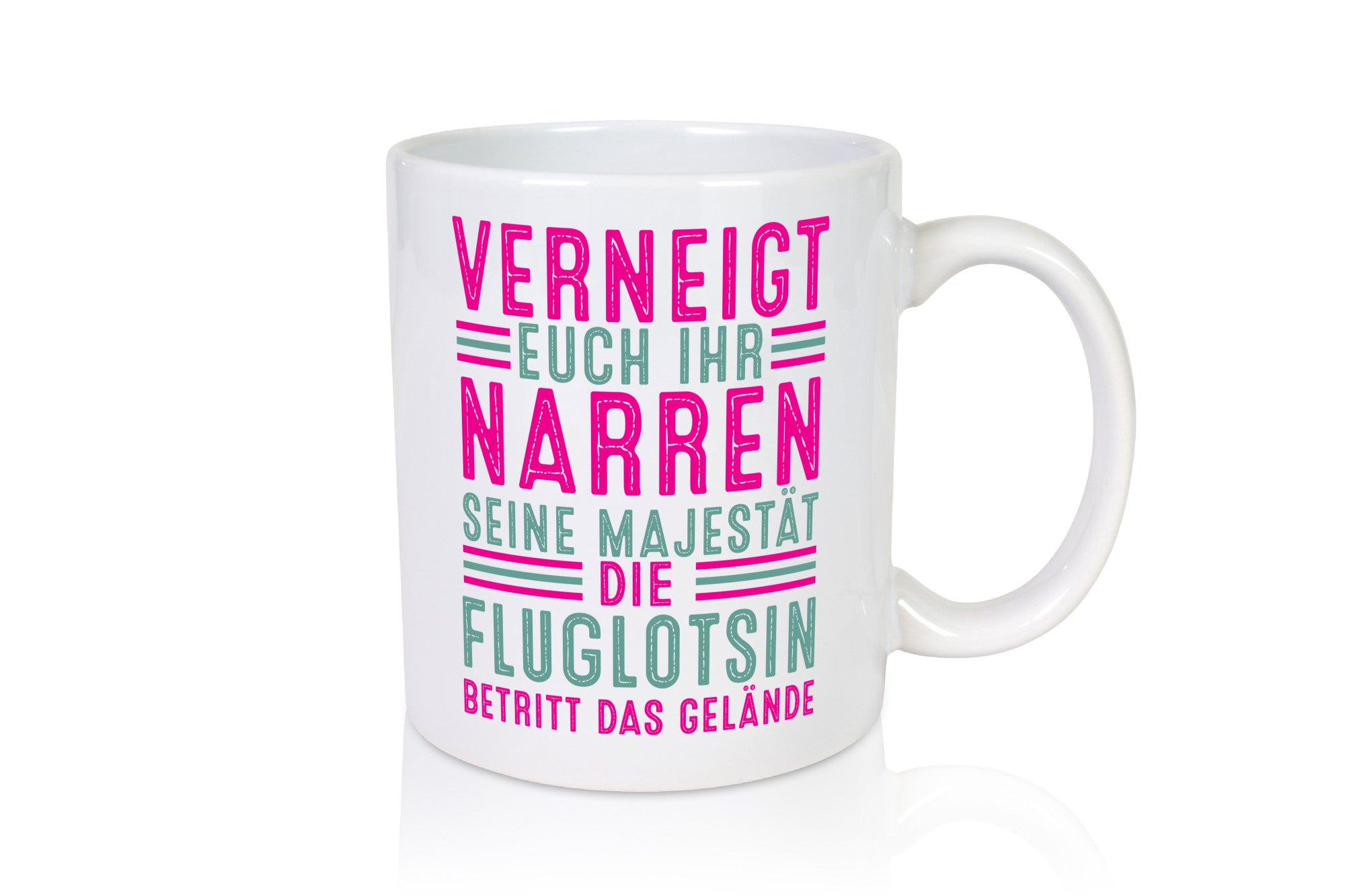 Verneigt euch: Fluglotsin | Flughafen Flugverkehr v2 lustiger Spruch Geschenk