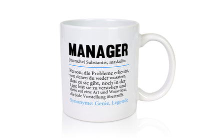 Manager | Definition lustig Management Geschenk Humor Geschenkidee