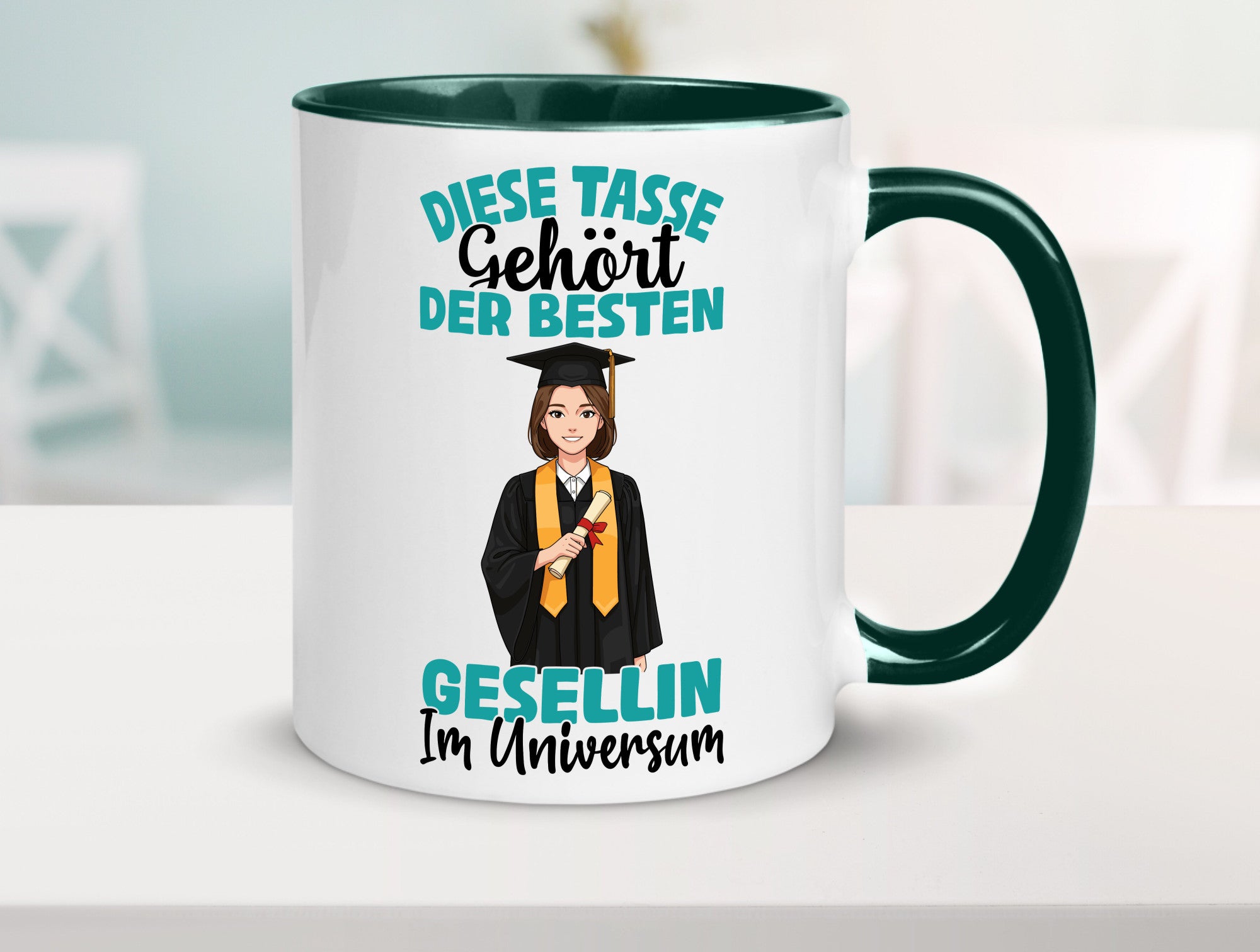 Im Universum: Gesellin | Handwerkerinnen lustiger Spruch Geschenk Humor