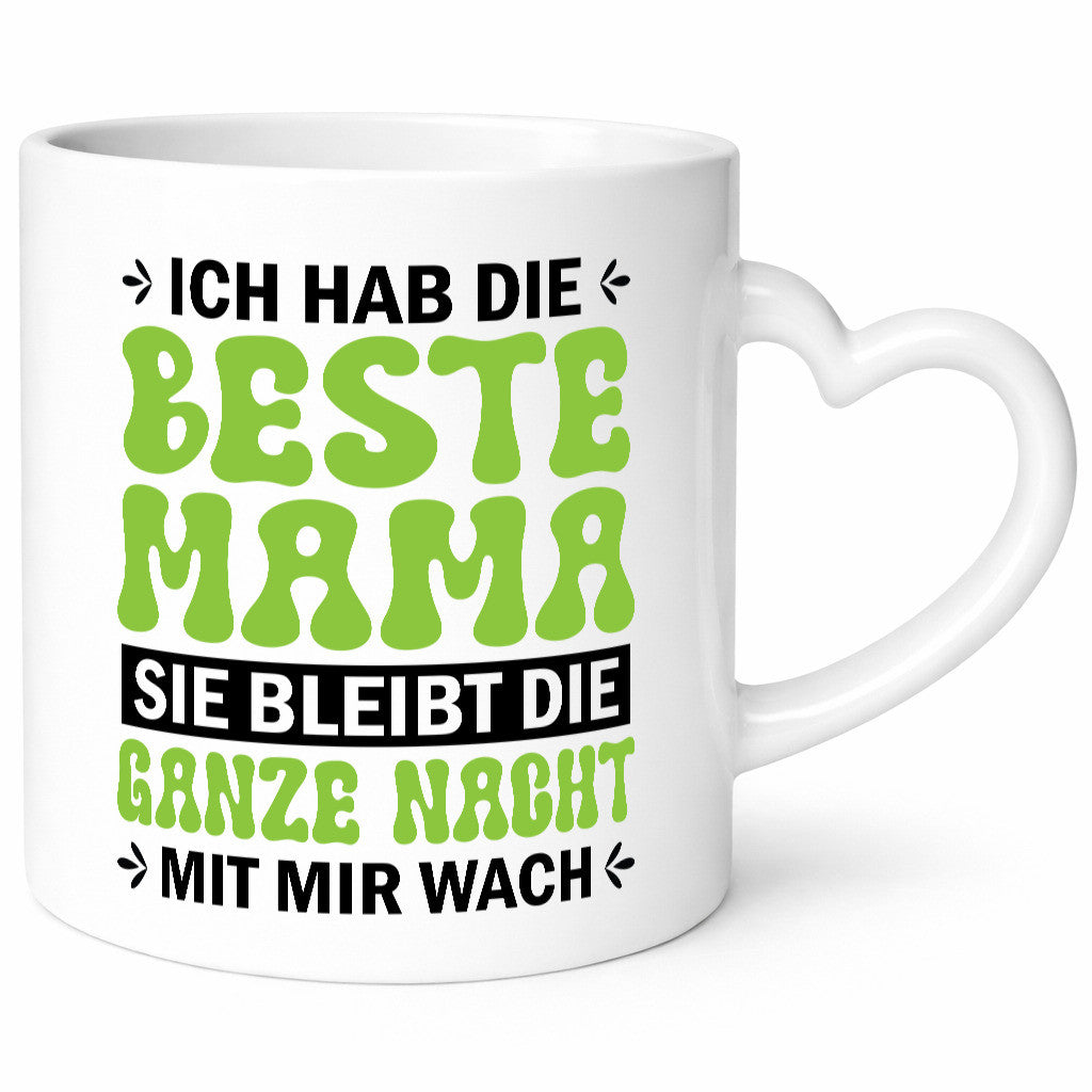Beste Mama | Wach bleiben Filmeabend mit Humor Familie Geschenkidee Tasse
