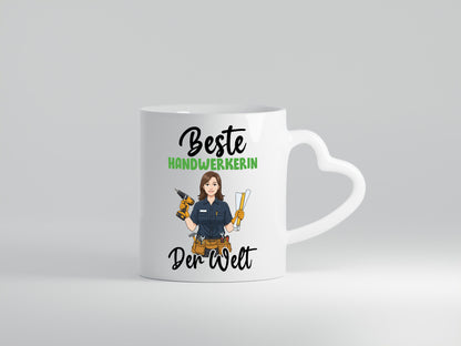 Beste Handwerkerin | Handwerkerinnen v2 Humor Geschenkidee Tasse