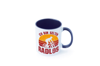 Ich bin Selten Radlos | Radfahrer Mountainbike Humor Geschenkidee Tasse