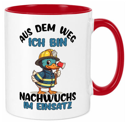 THW nachwuchs | Technische Hilfe Hilfswerk aus dem weg Geschenkidee Humor Tasse