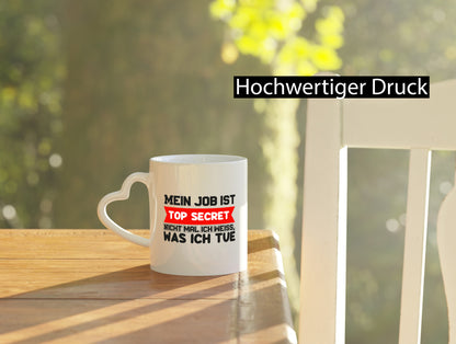 Top Secret Job | Büro Tasse Kollegen Humor Arbeit Geschenk lustiger Spruch