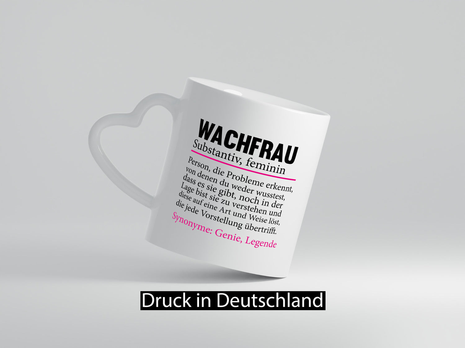 Wachfrau | Wachpersonal Spruch Nachtwächter Geschenk Humor Geschenkidee