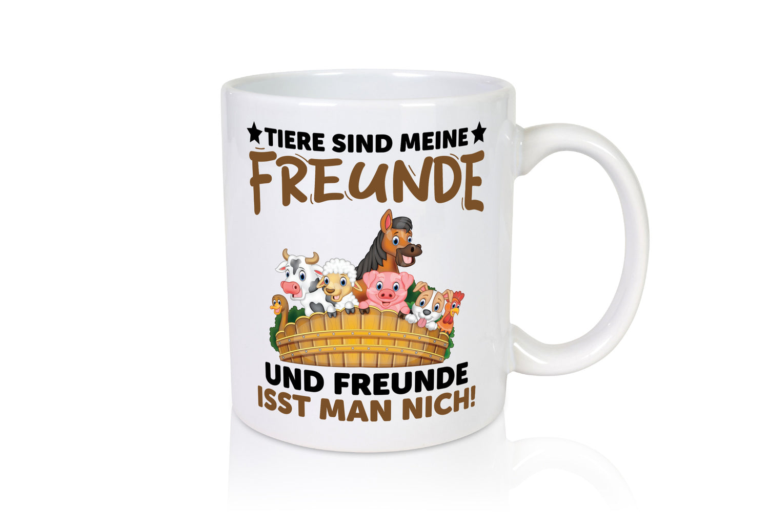 Tiere sind wie meine Freunde | Vegetarier lustig Tierliebhaber Humor Geschenk