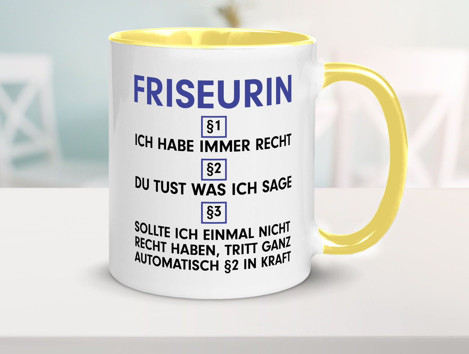 Ich habe immer Recht Friseurin | Friseuse Frisörin v2 Geschenk Humor