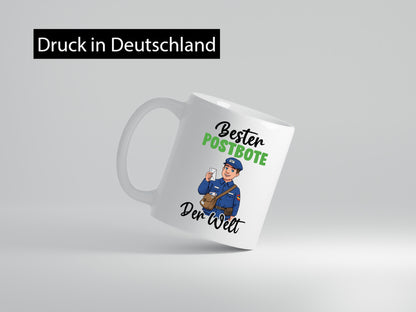 Bester Postbote | Beruf Post Briefträger v2 lustiger Spruch Geschenk Arbeit